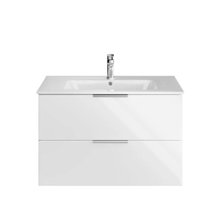 Тумба Kerama Marazzi PIANO FORTE ПИАНО ФОРТЕ PI.F.85\WHT подвесная 85 см, 2 ящика, белый глянцевый