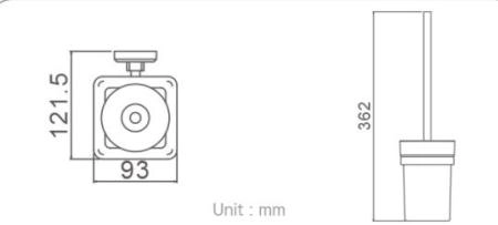 Ершик туалетный Gappo G3810 настенный