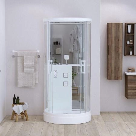 Душевая кабина GROSSMAN GR140 (90x100x215) гидромассажная с радио