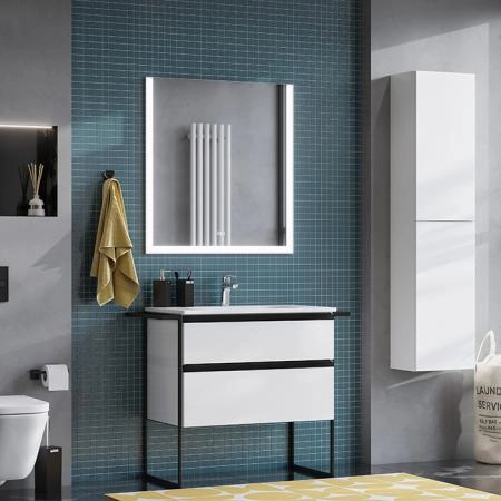 Roca Domi Тумба подвесная 80x45x51см, с 2 ящиками, цвет: белый