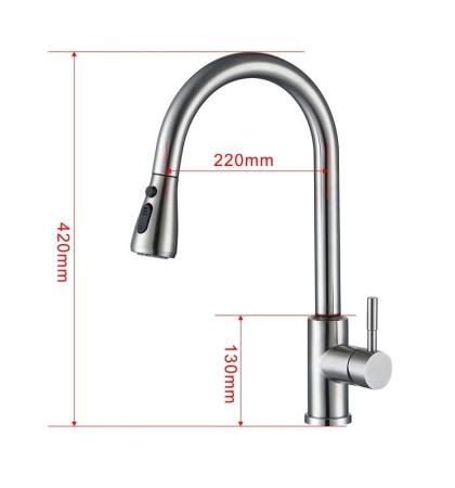 Смеситель для кухни ESKO TSS 519 сатин