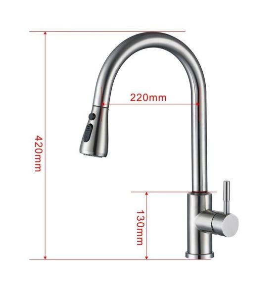 Смеситель для кухни ESKO TSS 519 сатин