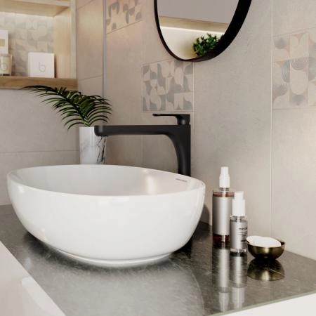 Раковина Kerama Marazzi PLAZA ПЛАЗА PLR.wb.60 накладная 60, белая глянцевая