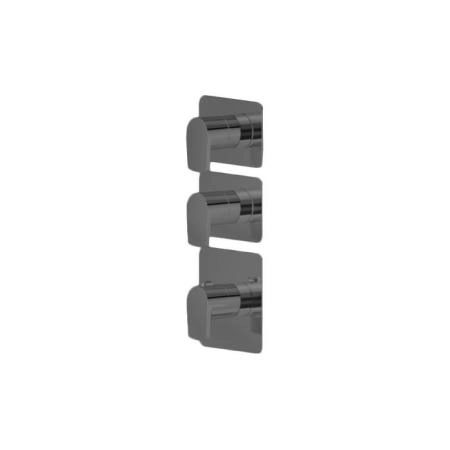 Newform Haka Смеситель для душа, термостатический, на 2 источника, цвет: PVD brushed gun metal