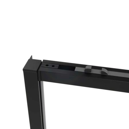 Душевая дверь Vincea Slim Soft VDS-1SS100CLB, 1000, черный, стекло прозрачное