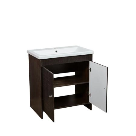 Тумба под умывальник Stella Polar Монтоне 80, венге, Сомо 80