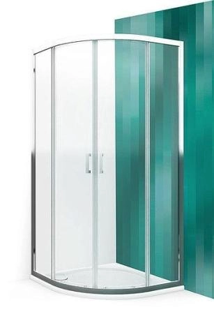 Душевой угол Roltechnik LEGA LINE LLR2/800 80x80 см профиль хром, стекло прозрачное