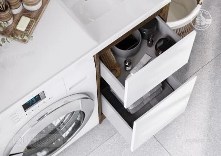 Тумба под раковину AQUATON Лондри 40 Дуб Рустикальный без фасада 1A267001LHDR0