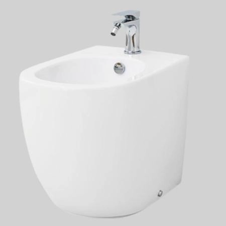 Artceram File 2.0 Биде напольное 37х52 см, 1 отверстие, saniglaze, цвет: белый матовый