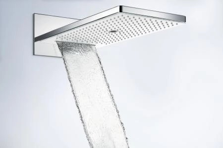 Верхний душ Hansgrohe Rainmaker Select 24001400 580x260 3jet, для (01800180) хром/белый