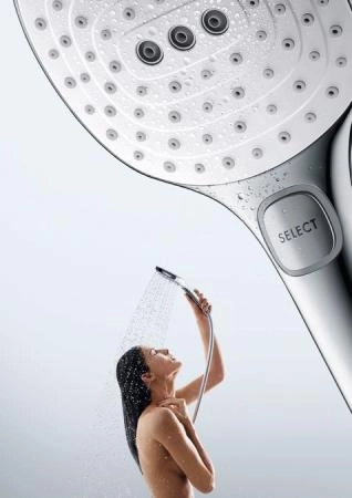 Ручной душ Hansgrohe Raindance Select 120 Air 3jet EcoSmart 26521000 9л / мин