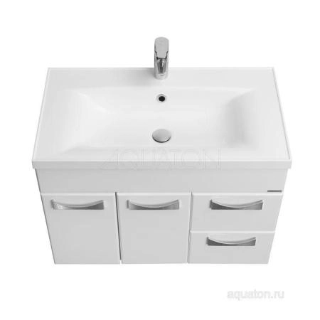 Тумба под раковину AQUATON Диор 80 1A167801DR010 белая напольная