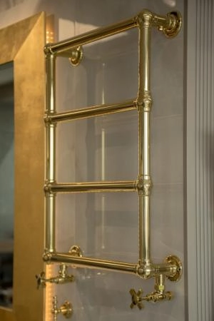 Полотенцесушитель водяной Boheme 750x500mm, золото (нерж.. сталь) 719