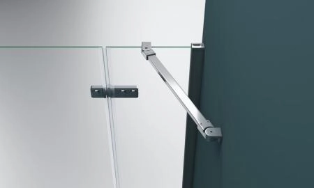Душевой уголок BelBagno KRAFT 100x100 прозрачное стекло 6 мм профиль хром KRAFT-A-22-100-C-Cr