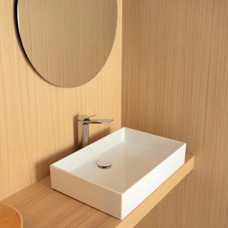 Ideal Standard Extra Раковина 60х40хh12.5см., накладная, без отв., без перелива, с крепежом, цвет: белый глянец