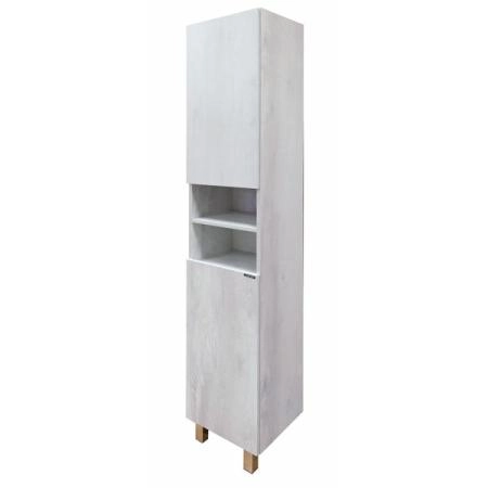 Шкаф-колонна Comforty Верона-35-Н дуб белый