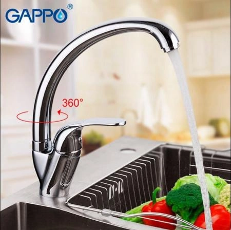 Смеситель Gappo G4135 для кухни хром