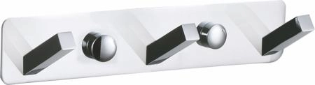 Вешалка с 3 крючками для ванной WONZON & WOGHAND, Хром (WW-9385-3)
