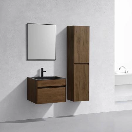 Тумба под раковину Vincea Chiara 600 подвесная, 1 ящик soft-close, цвет T.Oak