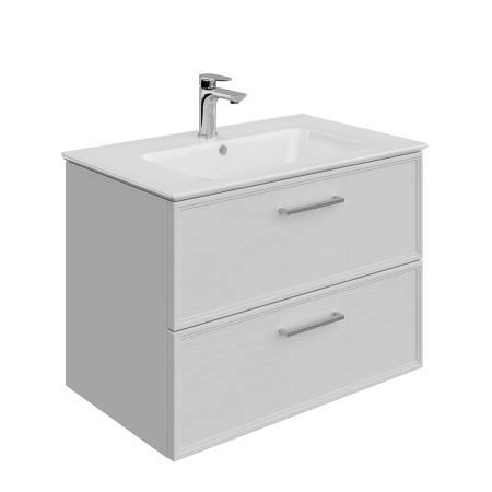 Тумба Kerama Marazzi PIANO CLASSIC ПИАНО КЛАССИК PIA.CL.75\WHT.M подвесная 75 см, 2 ящика, ясень белый матовый