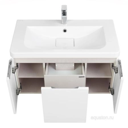 Тумба под раковину Aquaton Шерилл 1A208801SH010 85 с ящиком,белый