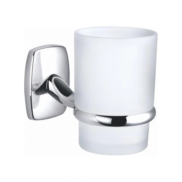 Стакан для зубных щеток с держателем WONZON & WOGHAND PORTO, Хром (WW-1101)
