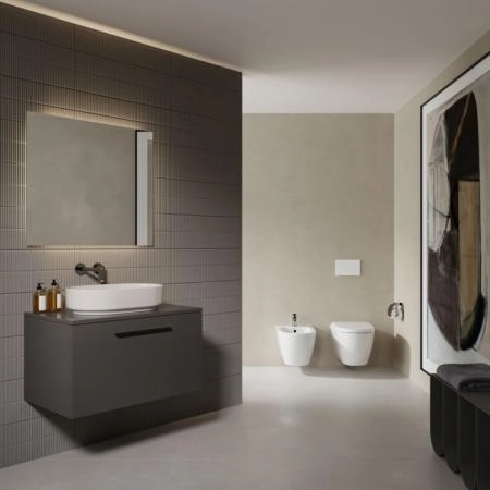 Ideal Standard Ceralife O Смеситель для раковины, на 1 отв., H24см., высокий, технология BlueStart, цвет: хром
