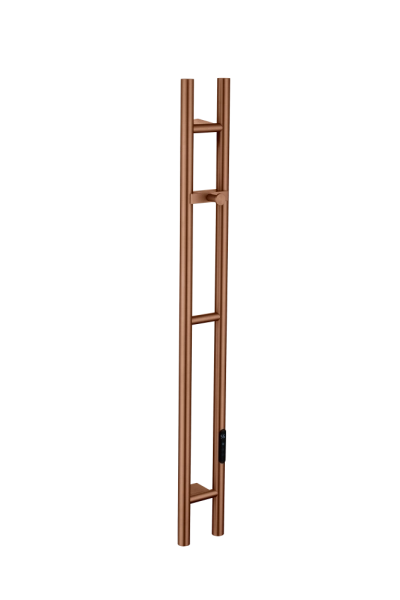 Полотенцесушитель электрический Boheme 2-трубы круглый BRUSHED BRONZE 729-BRB