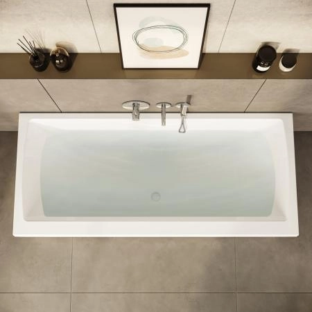 Ванна VitrA Neon 52540001000 180 x 80 см акриловая прямоугольная белая