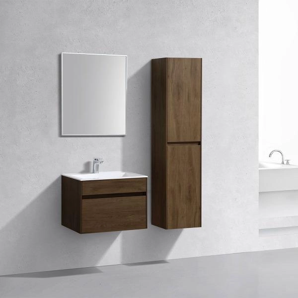 Тумба под раковину Vincea Chiara 600 подвесная, 1 ящик soft-close, цвет T.Oak