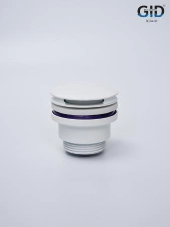 Донный клапан Gid универсальный G-60W 76606K белый 7x7x10