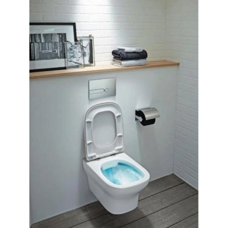 Унитаз Jacob Delafon STRUKTURA EDE102-00 безободковый подвесной /54х34/(белый)