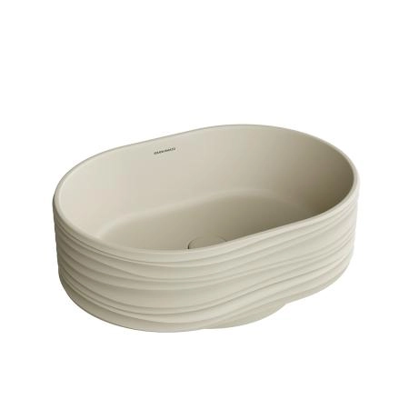 Раковина Kerama Marazzi SABBIA САББЬЯ SA.wb.50\SAN накладная 50, песочная матовая
