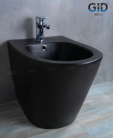 Биде Gid BDN-30BM 53 см напольное черный матовый