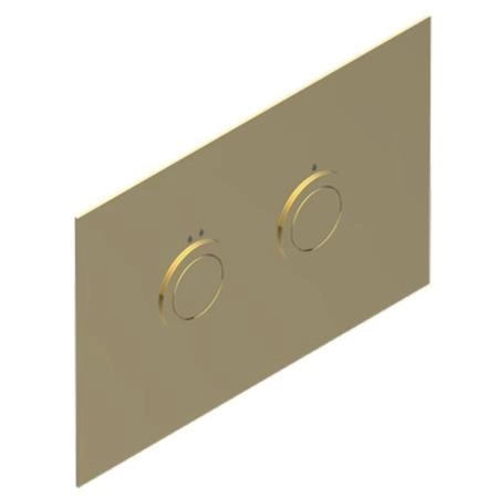 THG Клавиша смыва для унитаза, двойная, для инсталляций TECE, цвет: Soft Matt Gold