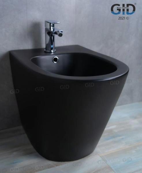 Биде Gid BDN-30BM 53 см напольное черный матовый