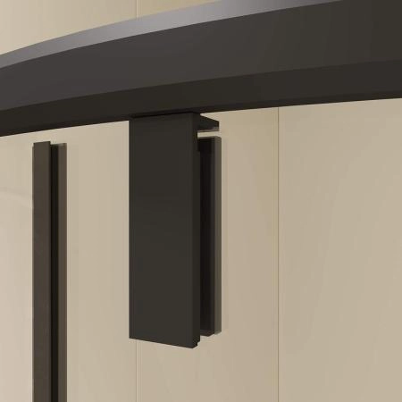 Душевой уголок RGW CL-55B Classic 80x80 Черный матовый прозрачное