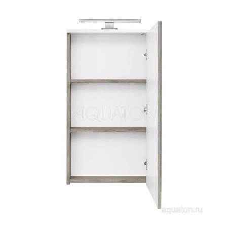 Зеркальный шкаф Aquaton Эмма белый, дуб наварра 1A221802EAD80