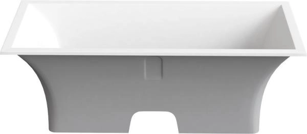 Ванна GOOD DOOR Мадрид 170х80 литьевой мрамор серый