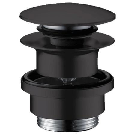 Hansgrohe Донный клапан для раковин и биде, нажимной, цвет: черный матовый