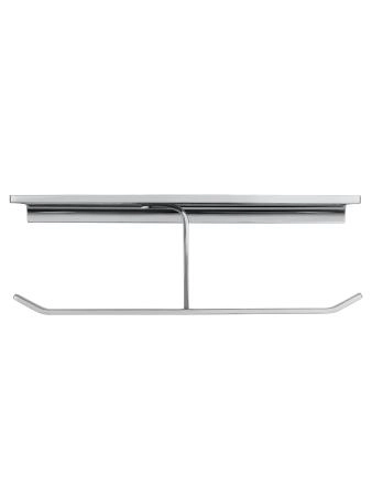 Двойной держатель для туалетной бумаги с полкой WONZON & WOGHAND ECLIPSE, Хром (WW-9156)