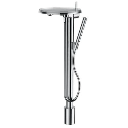 Laufen Kartell Смеситель для ванны на 1 отв, напольный с ручным душем, цвет: хром