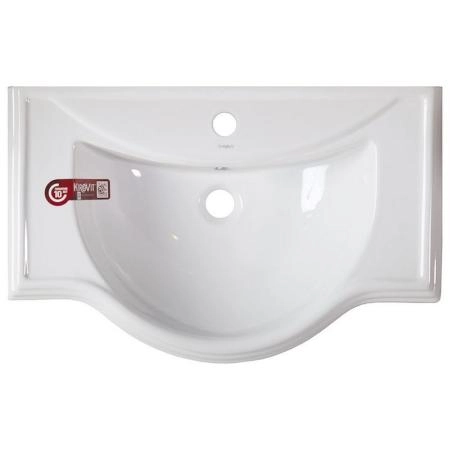 Тумба под раковину ASB-Woodline Салерно 65 патина серебро