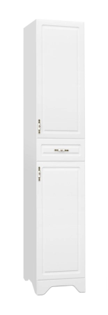 Шкаф для ванной Style Line Elfante Олеандр-2 напольный, белый