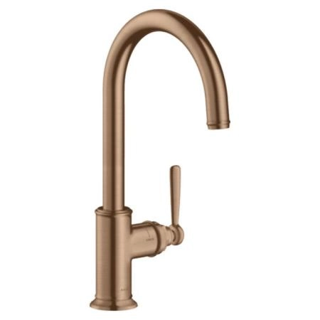 Axor Montreux Смеситель для кухни 260, на 1 отв., цвет: шлифованное красное золото