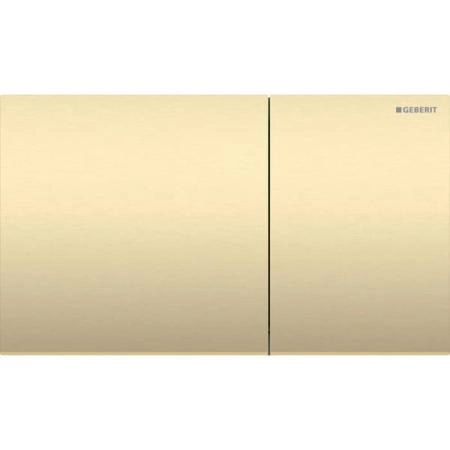 Geberit Sigma70 Клавиша для двойного смыва, квадратная: Латунь