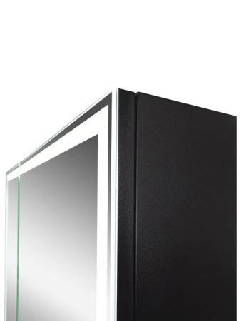 Зеркало-шкаф Континент Mirror Box black Led 1000х800