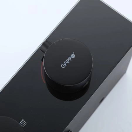 Душевая система GAPPO G2495-16 с термостатом, черный