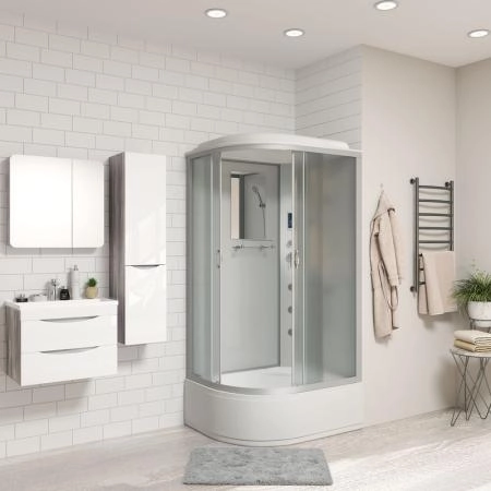 Душевая кабина Niagara NG-2310-14RF 1200х800х2150 высокий поддон 40см стекло матовое