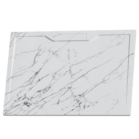 Душевой поддон прямоугольный RGW STE MW Белый мрамор 800x1200 52342812-15 литьевой мрамор